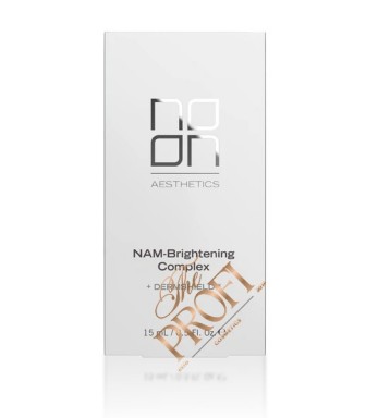 NOON Aesthetics NAM-Brightening Complex — Освітлювальний комплекс з ніацинамідом. Зміцнює шкірний бар'єр, звужує пори та надає обличчю здорового сяйва.